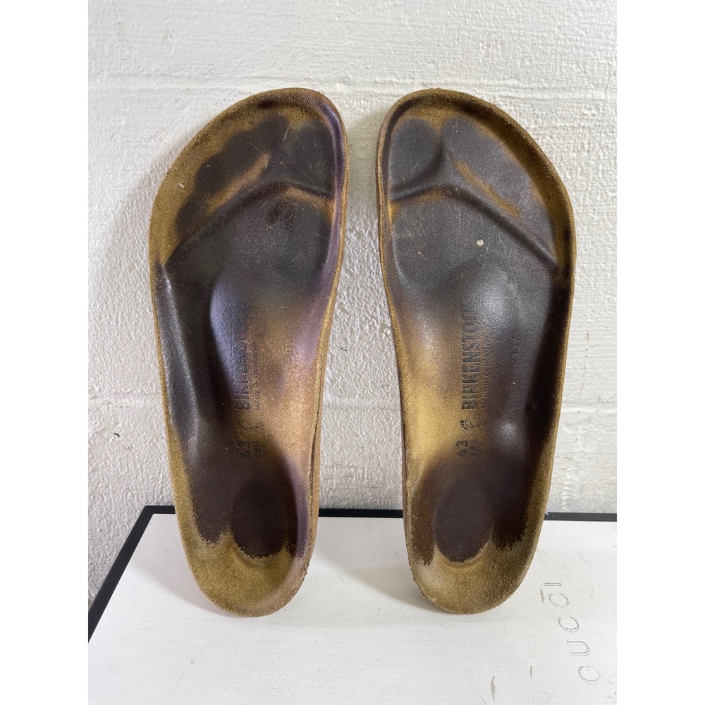 Birkenstock Replacement Footbeds Insoles Brown Men's Size 43 EU/9 US